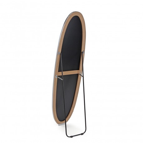MIROIR SUR PIED ARGENTÉ AVEC SUPPORT