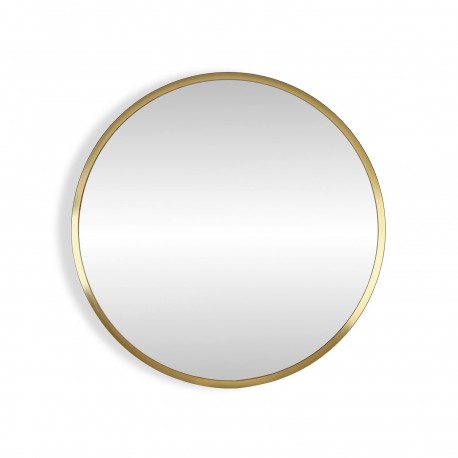 MIROIR MURAL CADRE ALUMINIUM DORÉ