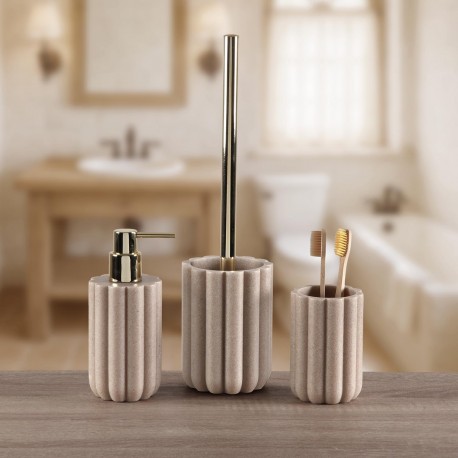PORTE-BROSSE WC BEIGE IRIS