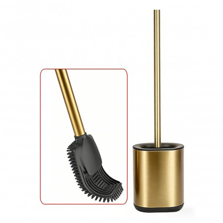 PORTE-BROSSE WC DORÉ