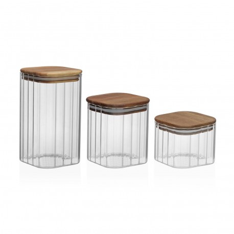 PETIT BOCAL VERRE COUVERCLE ACACIA