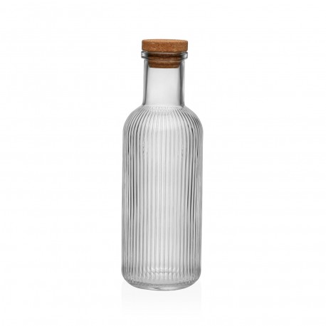 BOUTEILLE TRANSPARENTE RAYÉE 1300ML