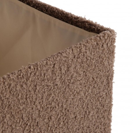 SET DE 2 PANIERS RECTANGULAIRES MARRON