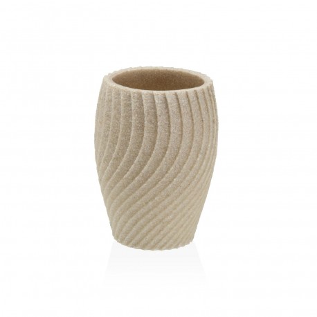 PORTE-BROSSE À DENTS SPIRALE BEIGE