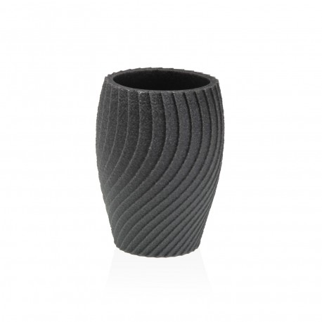 PORTE-BROSSE À DENTS SPIRALE GRIS