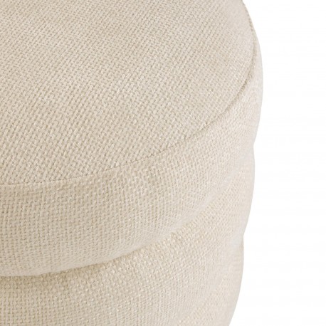 POUF RANGEMENT BLANC "SIRO"