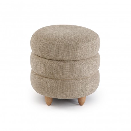 POUF RANGEMENT BEIGE "SIRO"