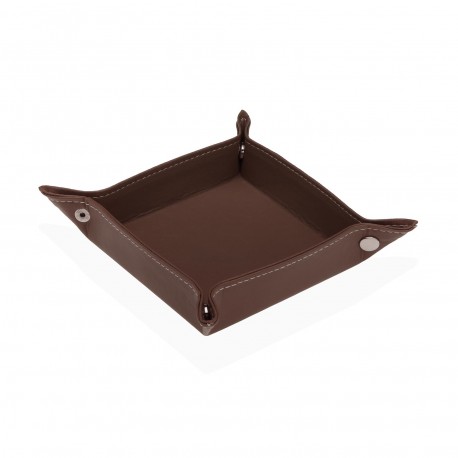 VIDE-POCHES MARRON 13X13