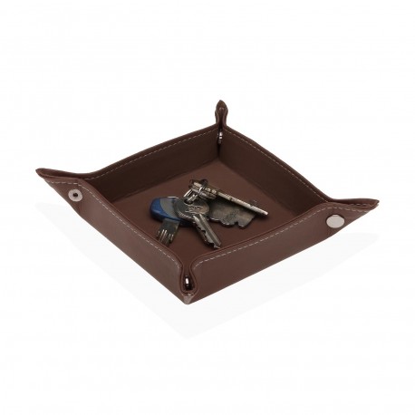 VIDE-POCHES MARRON 13X13