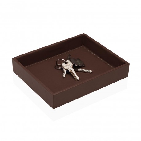 VIDE-POCHES MARRON 17X21