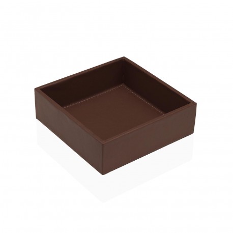 VIDE-POCHES MARRON 16X16