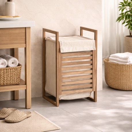 PANIER LINGE ACACIA