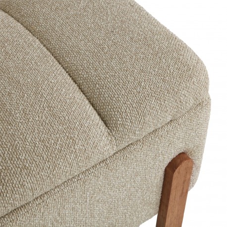 BANC DE LIT TAPISSÉ AVEC RANGEMENT BEIGE