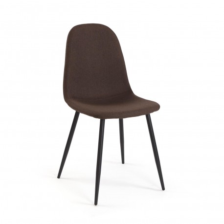 CHAISE DE SALLE À MANGER NORA MARRON