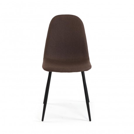 CHAISE DE SALLE À MANGER NORA MARRON