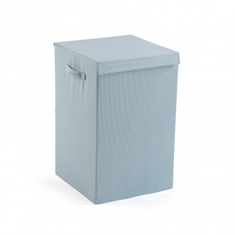 PANIER LINGE RECTANGULAIRE PLIABLE BLEU