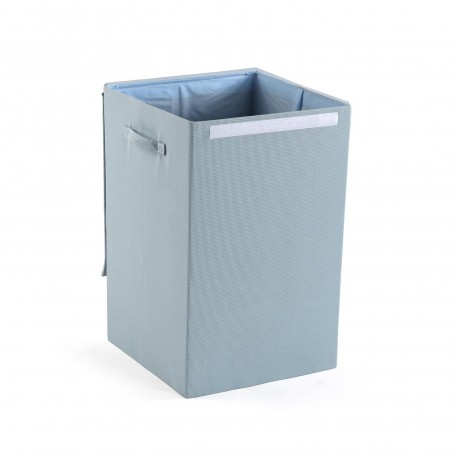 PANIER LINGE RECTANGULAIRE PLIABLE BLEU