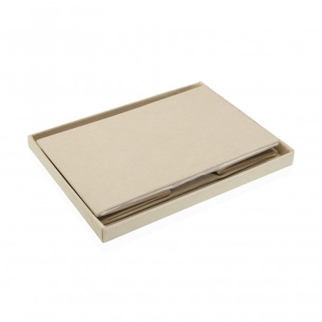 PANIER RECTANGULAIRE AVEC COUVERCLE PLIABLE CRÈME