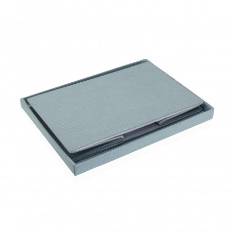 PANIER RECTANGULAIRE AVEC COUVERCLE PLIABLE BLEU