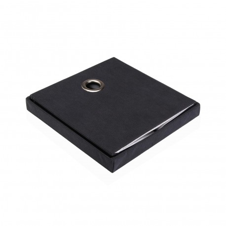 PANIER CARRÉ AVEC COUVERCLE PLIABLE GRIS FONCÉ