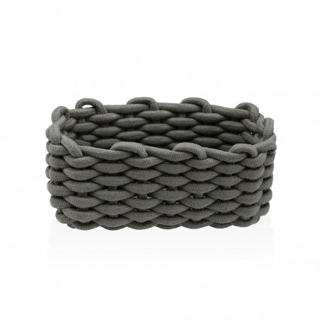 PANIER RECTANGULAIRE GRIS FONCÉ