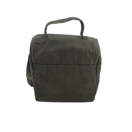 SAC ISOTHERME COZY EN VELOURS VERT