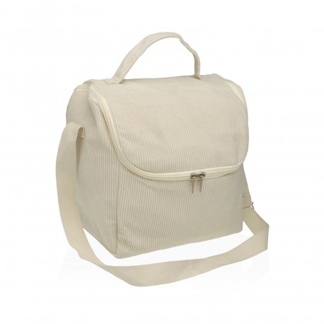 SAC ISOTHERME COZY EN VELOURS BEIGE
