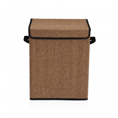 PANIER LINGE PLIABLE BORDURE NOIRE