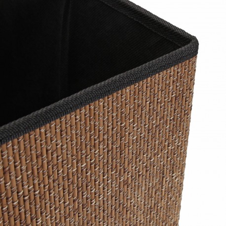 PANIER CARRÉ PLIABLE NOIR