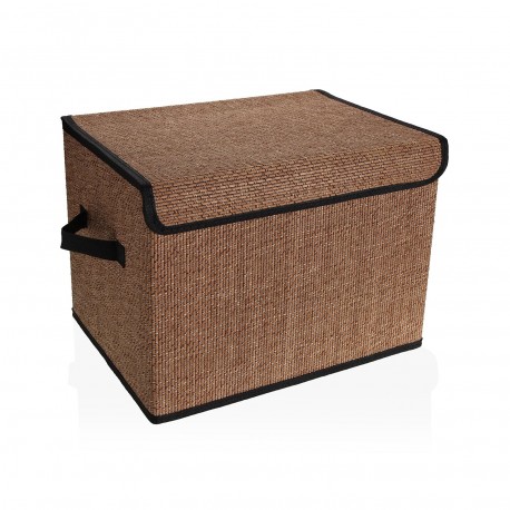 PANIER RECTANGULAIRE AVEC COUVERCLE NOIR