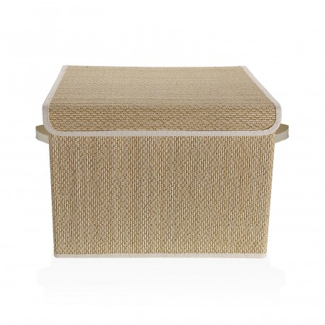 PANIER RECTANGULAIRE AVEC COUVERCLE BLANC