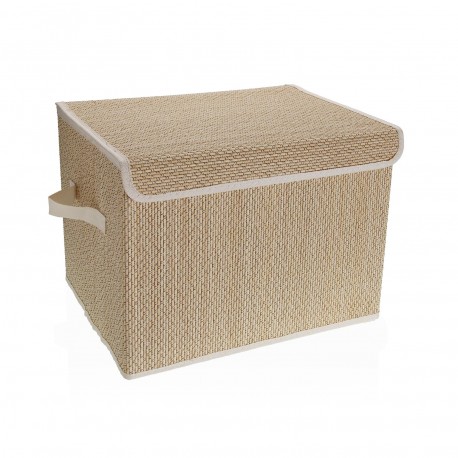 PANIER RECTANGULAIRE AVEC COUVERCLE BLANC