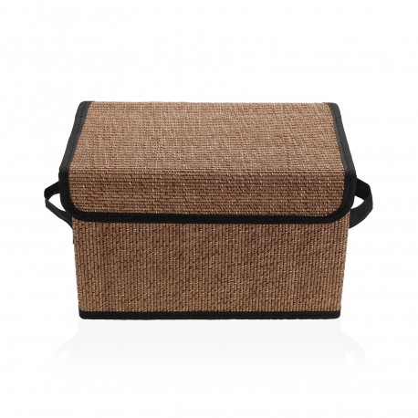 PANIER RECTANGULAIRE AVEC COUVERCLE NOIR