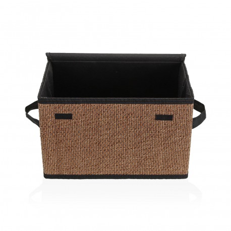PANIER RECTANGULAIRE AVEC COUVERCLE NOIR