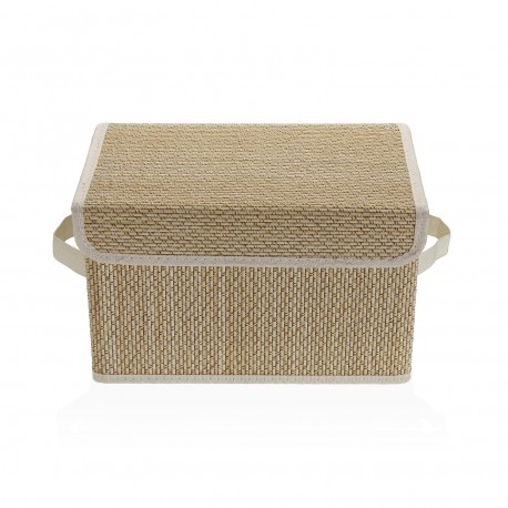 PANIER RECTANGULAIRE AVEC COUVERCLE BLANC
