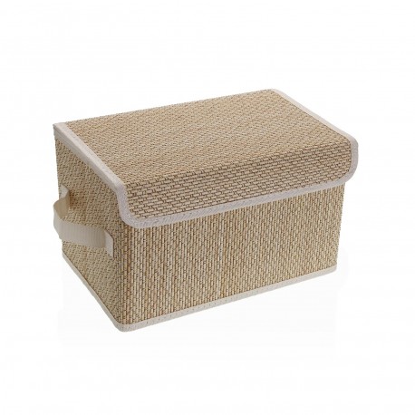 PANIER RECTANGULAIRE AVEC COUVERCLE BLANC