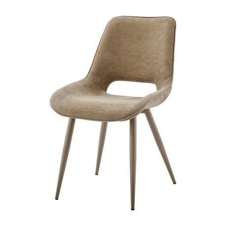 CHAISE TAPISSÉE NILO BEIGE