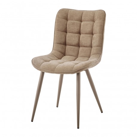 CHAISE TAPISSÉE RENO BEIGE