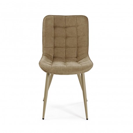 CHAISE TAPISSÉE RENO BEIGE