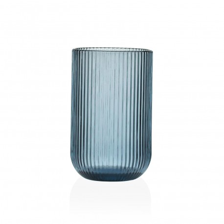 VERRE RAYÉ BLEU 400ML