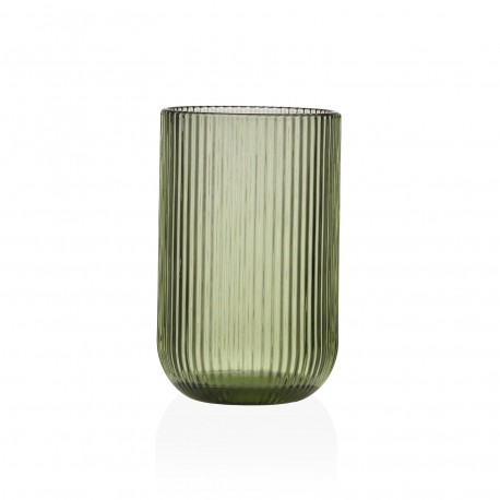 VERRE RAYÉ VERT 400ML