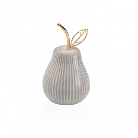 STATUETTE CÉRAMIQUE POIRE BLANCHE PETITE