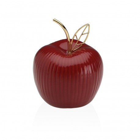 STATUETTE CÉRAMIQUE POMME STOCKAGE BLANCHE