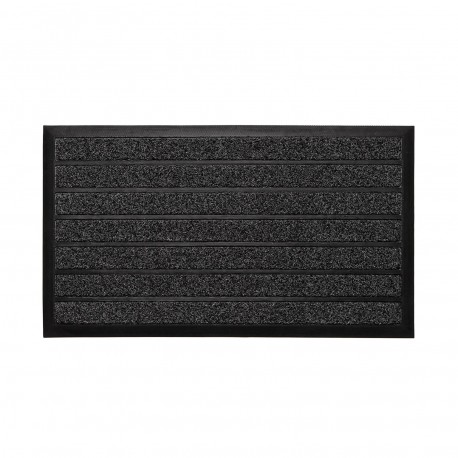 PAILLASSON RAYURES NOIR 40X70