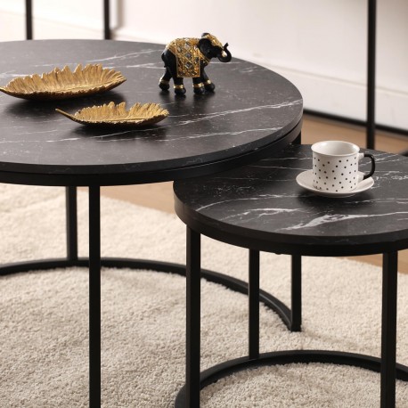 TABLES GIGOGNES AUREA MARBRE