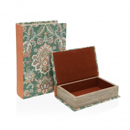 SET 2 LIVRES DÉCO VERT