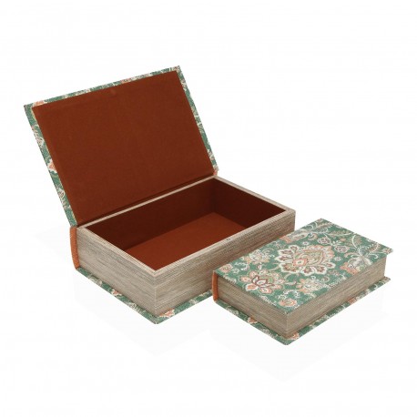 SET 2 LIVRES DÉCO VERT